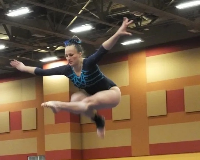 Briana, back to gymnastics